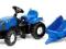 Rolly Toys Traktor Kid Landini, blue z przyczepką