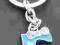 WYPRZEDAŻ Brelok Breloczek LITERKI STAL NIER