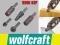 WOLFCRAFT tarnik frez tarniki frezy 2540000