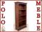 NOWA STYLOWA BIBLIOTEKA REGAŁ MAHOŃ LITE DREWNO