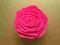 Broszka z filcu, kwiat, różowa ciemna, róża, filc