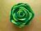 Broszka z filcu, kwiat, zielona, róża, filc