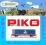 PIKO 47700 WAGON PLATFORMA 2 os Z KONTENEREM  TT