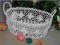 Koronkowy koszyczek piękny prezent Dzień Matki new