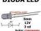 DIODA LED 5mm 12V kolor CZERWONY SKLEP ELEKTRON.