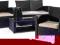 Zestaw mebli ogrodowych tarasowych rattan synt-tec