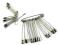 AGRAFKA KOMPLET 12 SZT ___ dłuość 5cm ___NIKLOWANE