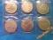 Zestaw 6 monet