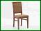 Krzesło drewniane SYLWEK 1 czereśnia szenil HALMAR