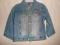 TUP-TUP KURTKA JEANSOWA DZIECIĘCA rozm. 74 WYPRZ.