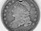 HALF DIME - 5 CENTS 1837 USA srebro destrukt