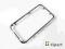 CHROMOWANA RAMKA OBUDOWY IPHONE 3G 3GS CZARNA