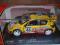 Peugeot 206 WRC 1:32 BBURAGO Rally w gablotce