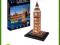 PUZZLE 3D ZEGAR BIG BEN (ŚWIATŁO)