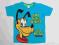 DISNEY TURKUSOWY T-SHIRT PLUTO ROZ. 86