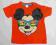 DISNEY C. POMARAŃCZ T-SHIRT MYSZKA MIKI ROZ. 86