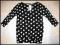 H&amp;M bluzka czarna kropki groszki r. 146/152