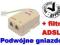 Podwójny mikro filtr ADSL modem Netia TPSA  Dialog