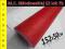 Folia Carbon Karbon 3D RED, Czerwona 50x152cm