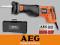 AEG US 1300 XE piła szablasta pilarka lisi ogon