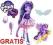 EQUESTRIA GIRLS THILIGHT SPARKS + KUCYK + GrAtiS!!