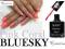 *** Bluesky Shellac Coral Pink neon łososiowy A74