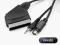 kabel scart euro / jack stereo + svideo svhs 7,5m