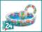 Dmuchany Basen Rafa 132cm + Koło + Piłka - Intex -