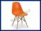 Krzesło metalowe K153 pomarańcz ENZO EAMES EIFFEL