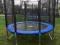 TRAMPOLINA 312 cm TROMPOLINY Bezpieczna+Drabinka
