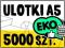 ULOTKI A5 eko - 5000 szt - ULOTKA A5