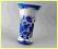 PIĘKNY CERAMICZNY RĘCZNIE MALOWANY WAZON DELFT