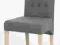 Krzesło ATENA szare tkanina eleganckie LIVING ART