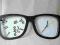 Zegar ścienny- okulary ray ban wayfarer