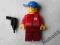 LEGO FIGURKA , mechanik plus coś do ręki - NOWA