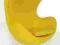 Fotel insp. Egg Chair Jacosen - kaszmir 24h