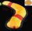 Dog Toy Bumerang nylonowy z piszczałką 38cm