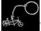 7 Breloczek ROWER ze srebra 925 BRELOK TANDEM!!!