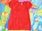 NEXT Sukienka czerwona dzianina  r.86 na 1-3 latka