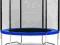 TRAMPOLINA OGRODOWA 374cm 12ft DRABINKA ŁUKÓW NOWE