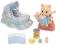 Sylvanian Families - Kotek z maleństwem i kołyską