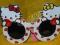 HK okularki HELLO KITTY &amp;MIMMY okulary UV NOWE