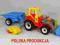 POLSKI TRAKTOR Z PRZYCZEPĄ SAMOCHODZIK GRATIS