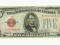 5 DOLAROW   RED      1928 C