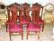 Rzeżbione krzesła - 12 szt
