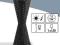 769 LAMPA RATTANOWA OGRODOWA SOLARNA RATTAN 33cm