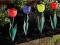 LAMPY SOLARNE TULIPANY OGRODOWE 6 SZT. bcm /m17