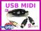 PC40 KABEL KONWERTER USB NA MIDI IN OUT INTERFEJS