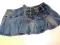 NEXT 2 x spódniczka jeansowa  pliski kieszonki  92