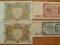 Zestaw banknotów 1929-1948 rok